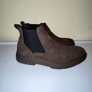 Easy Spirit Women's Brown Suede Ankle Chelsea Boots